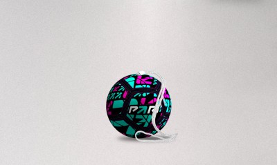 Souvenir ball pendant with an elastic band in the car, diameter 5 cm, 12 panels