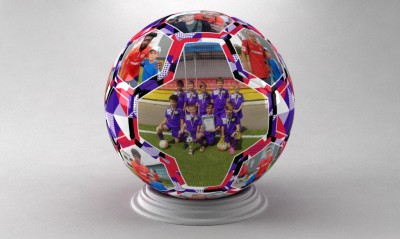 Souvenir Personalized ball, diameter 8 cm, 32 panels