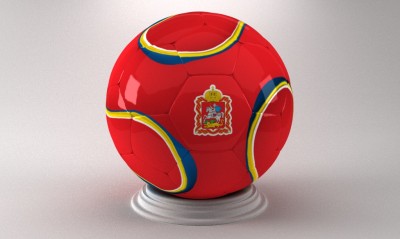 Сувенирный мяч 8 см с символикой государства