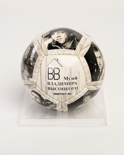 Сувенирный мяч подвеска с высоцким 5 см